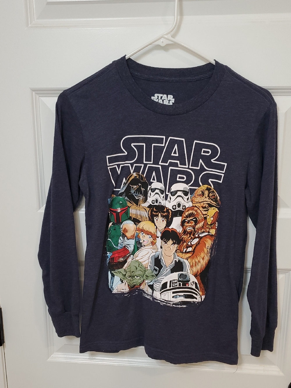 Kids Long-Sleeve Graphic Tee - Navy